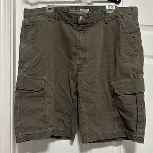Carhartt Brown Relaxed Fit Cargo Shorts Men's 40